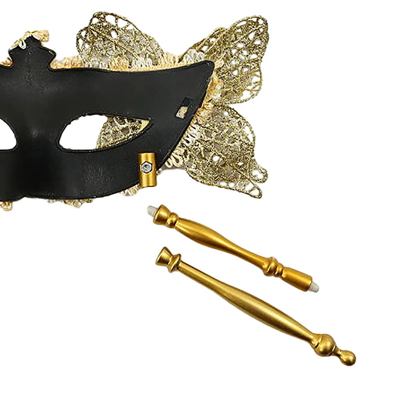 Elegant Halvmaske på Pinne for Damer