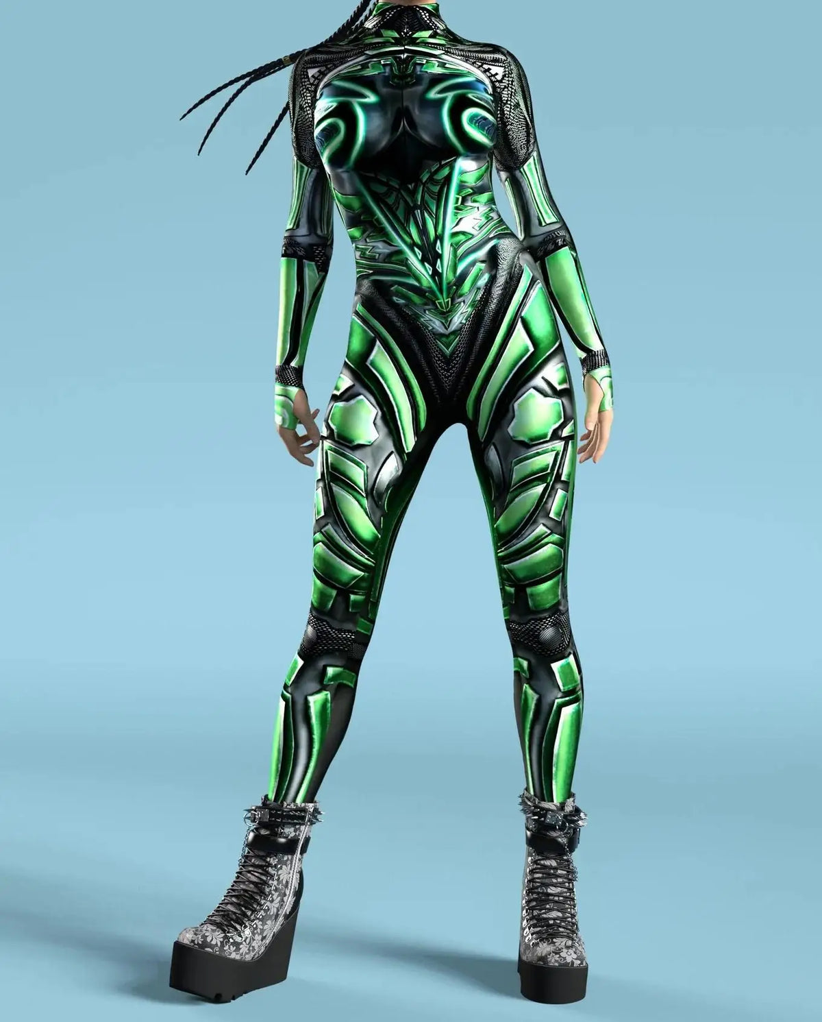 Cyber Witcher Templar Bodysuit Cosplay
