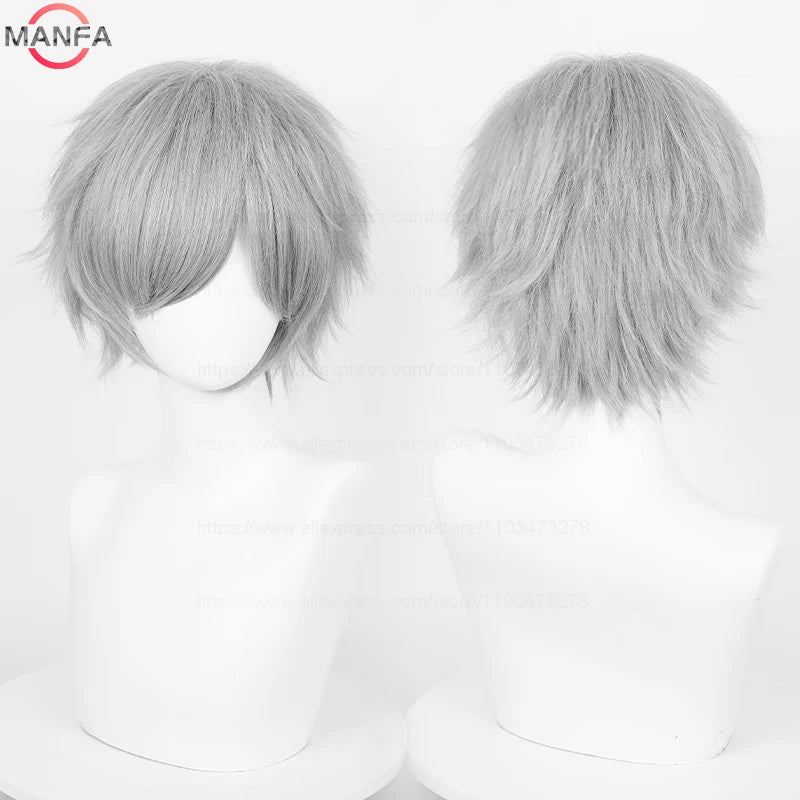 Kort Rett Cosplay-Parykk (30 cm)