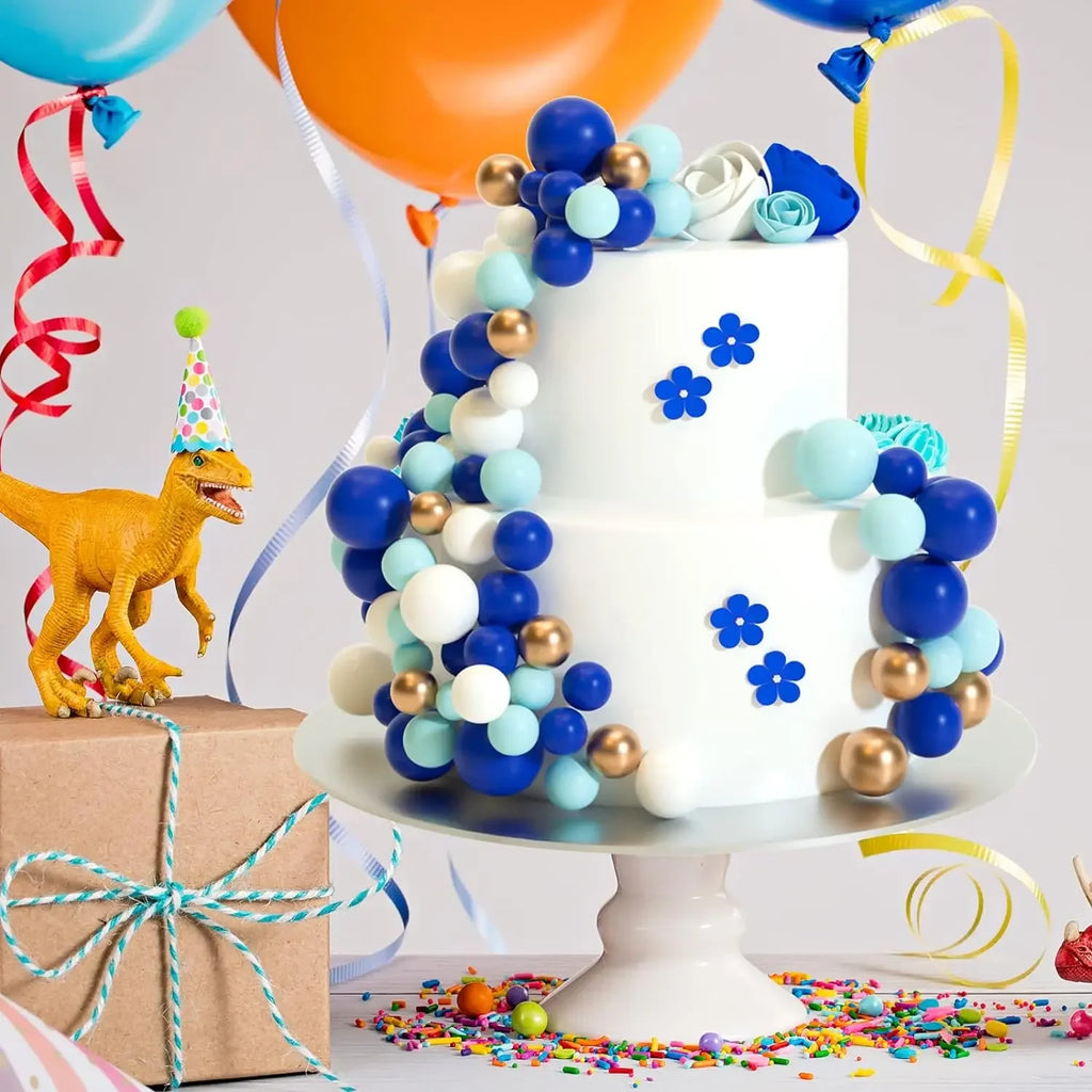 20-Pakning Mini Ballong Kake-Topper Sett