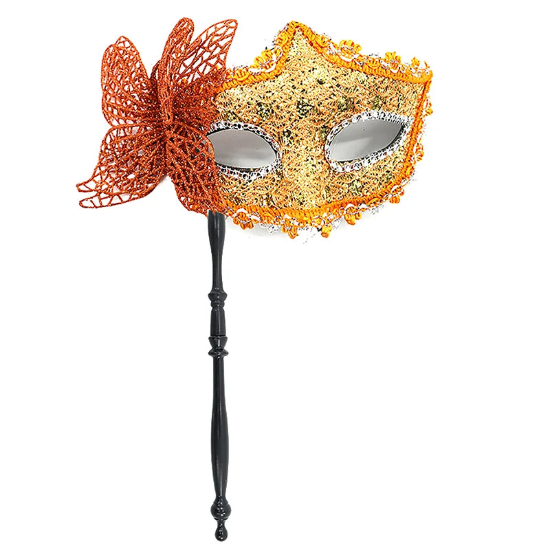 Elegant Halvmaske på Pinne for Damer