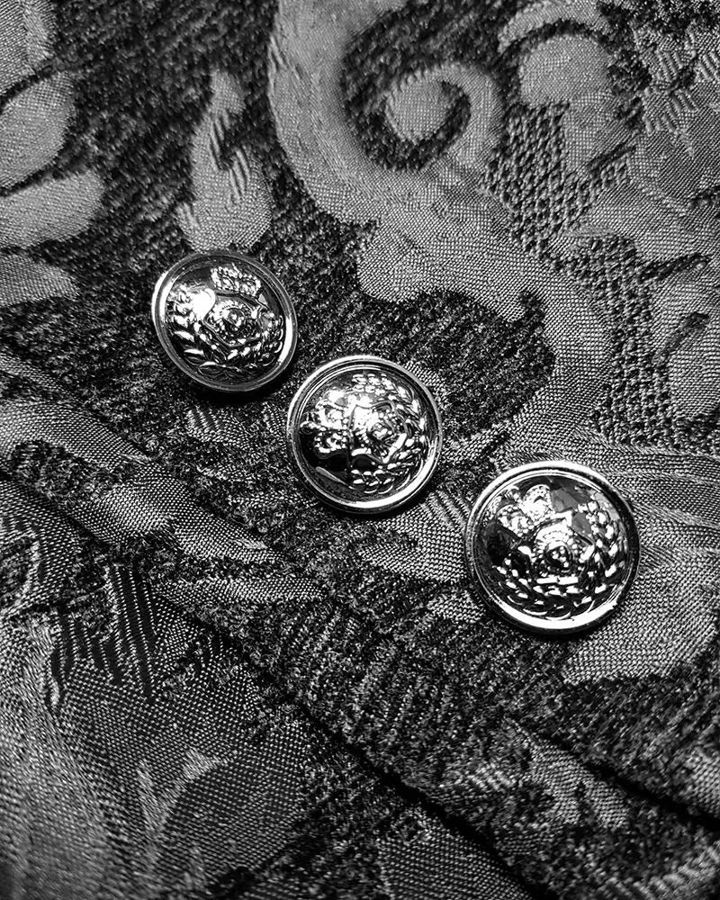 Gotisk Steampunk Sabeljakkefrakk for Herre