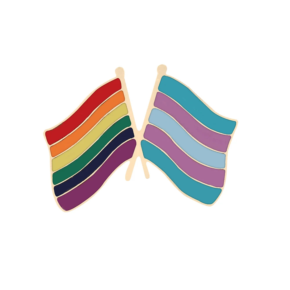 Pride Emaljepins & Regnbue-Pins for Jakke og Veske