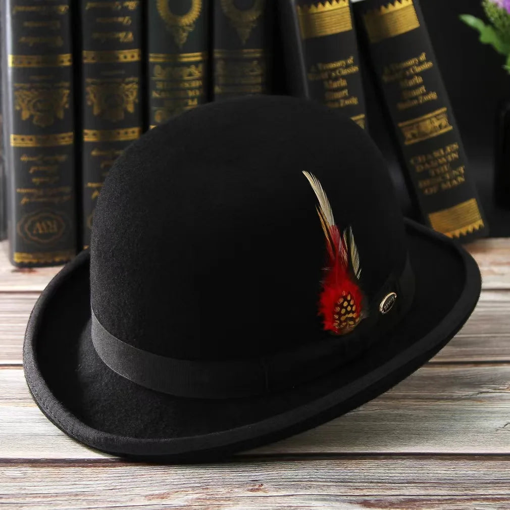 Elegante Ull-Fedora Hatt