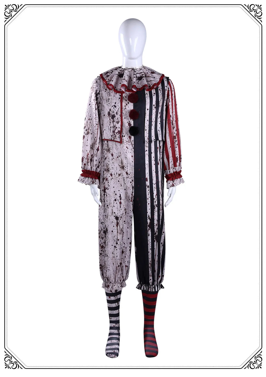 Blodig Cirkus Killer Clown Kostyme til Dame