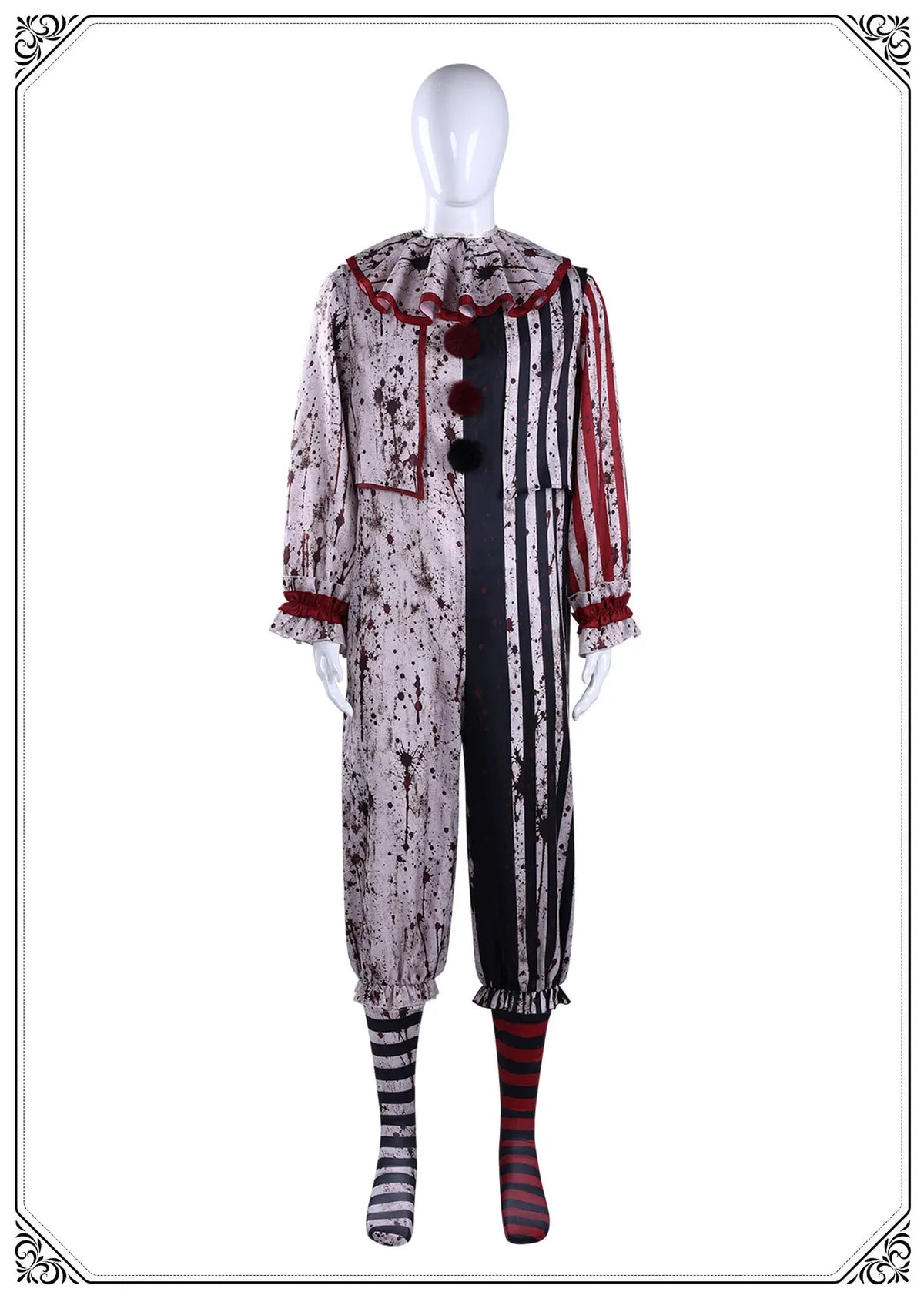 Blodig Cirkus Killer Clown Kostyme til Dame