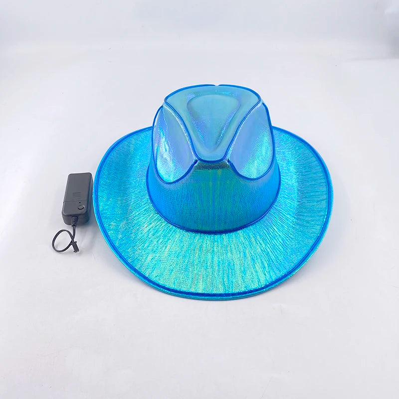 LED-Lyst Western Cowboyhatt