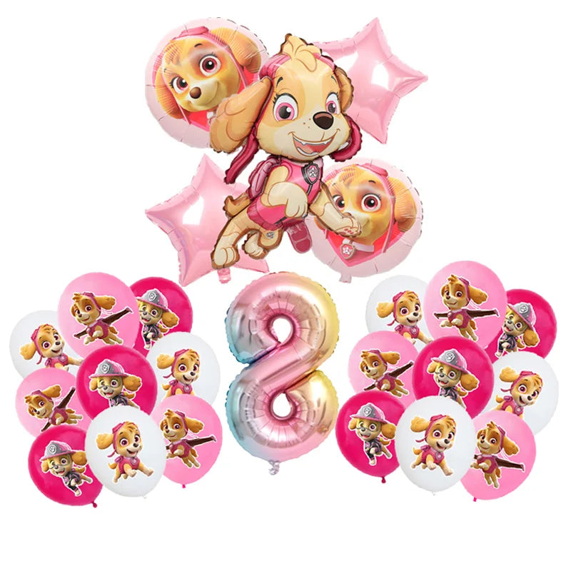 Paw Patrol Skye Rosa Bursdagsservise