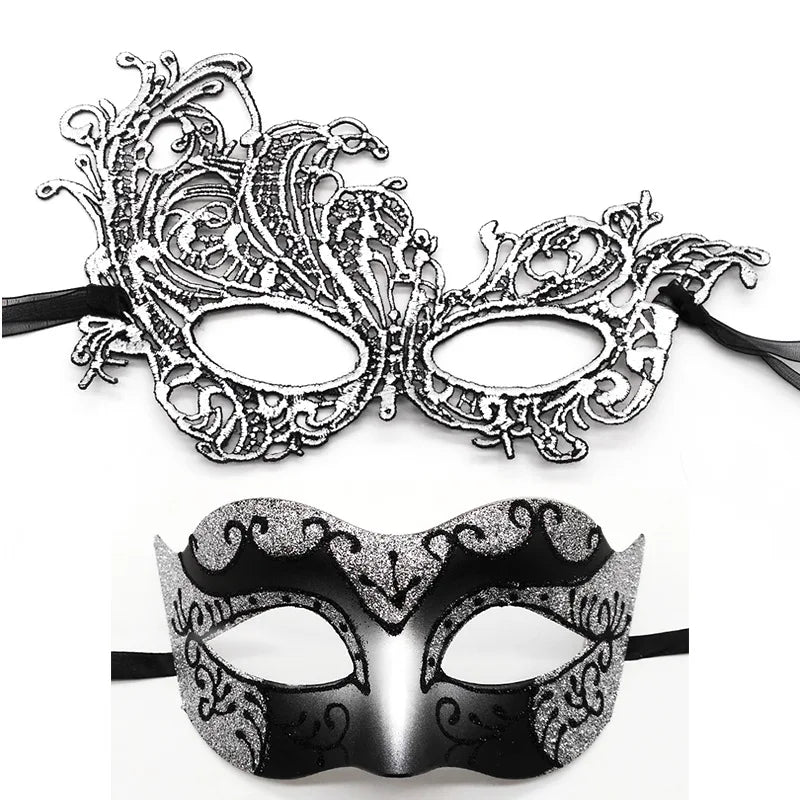 Sommerfugl Maskeradesett for Par (2 stk)