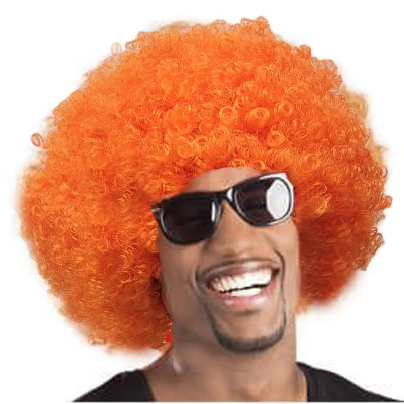 Klassisk Afro Puff Klovneparykk