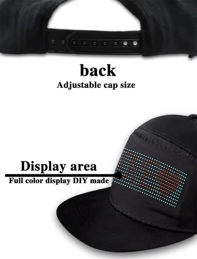 LED Lysende Caps