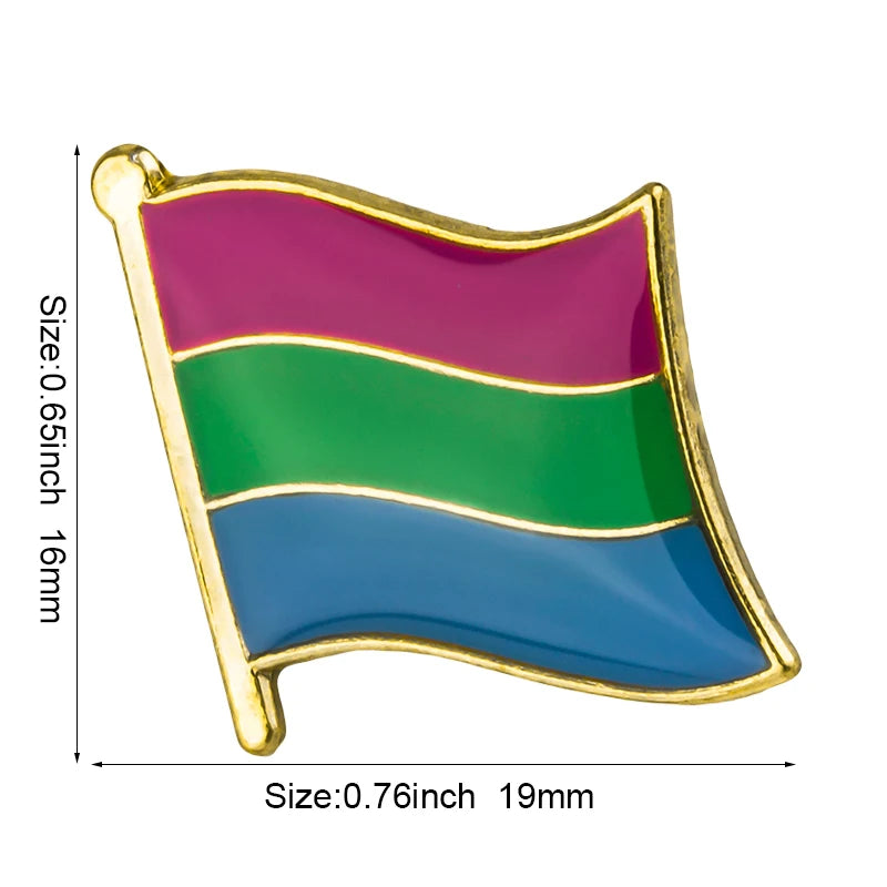 Progress Pride Emalje Lapel Pin