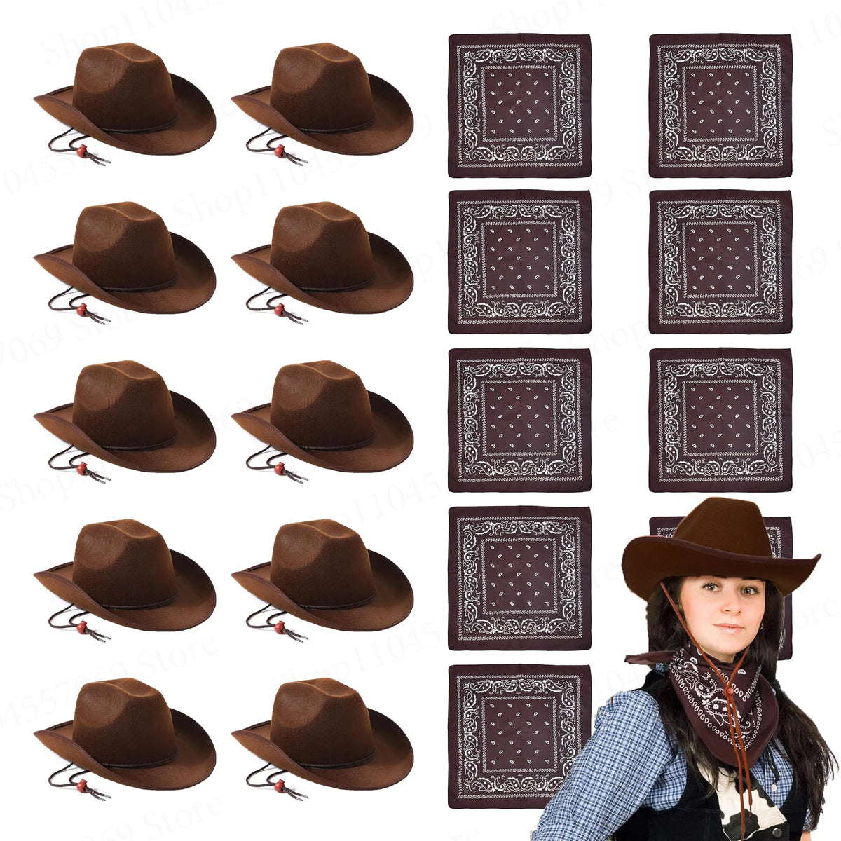 Klassisk Western Cowboyhatt