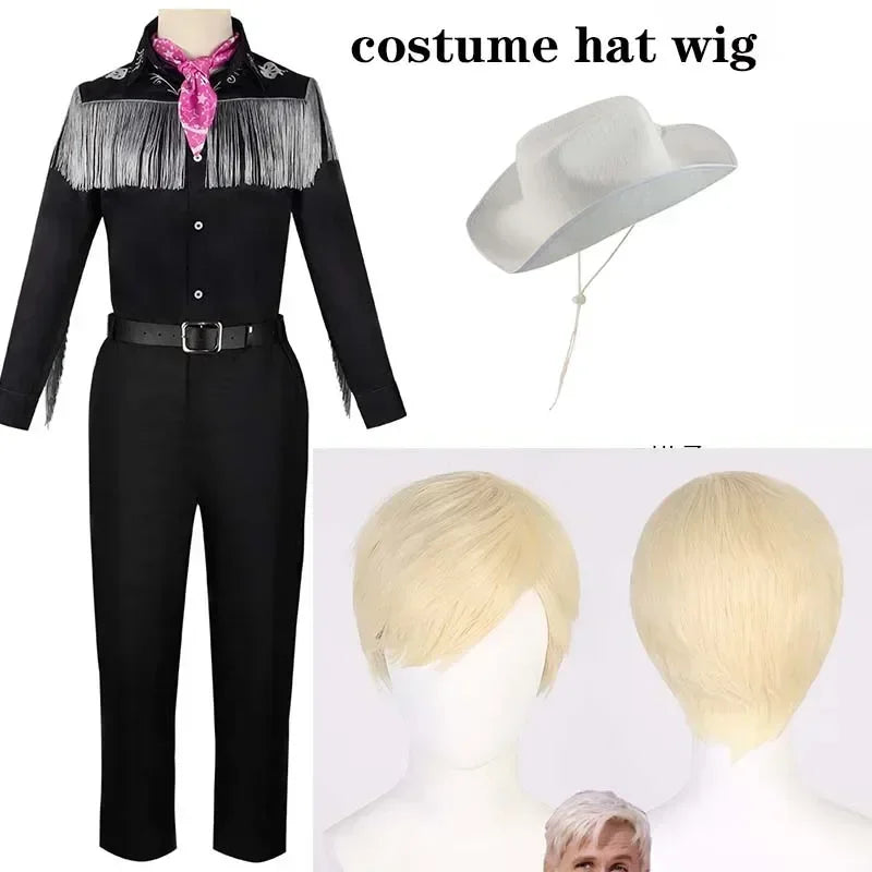 Ken Cowboy Kostyme med Hatt
