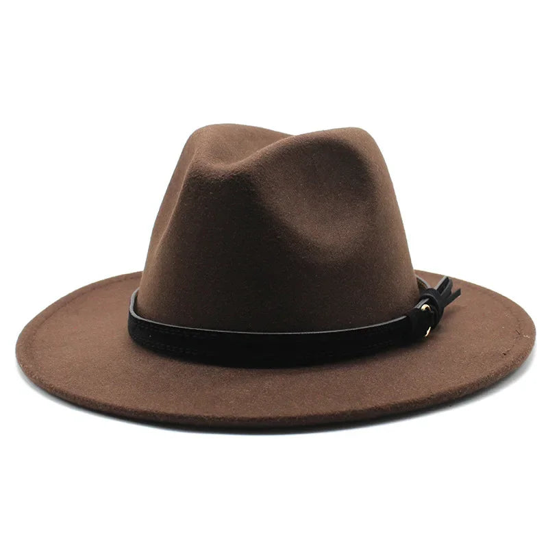 Elegante Ull-Fedora Hatt