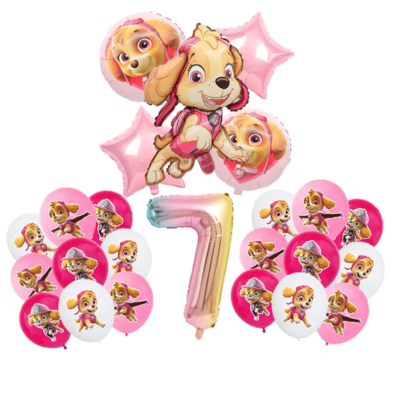 Paw Patrol Skye Rosa Bursdagsservise