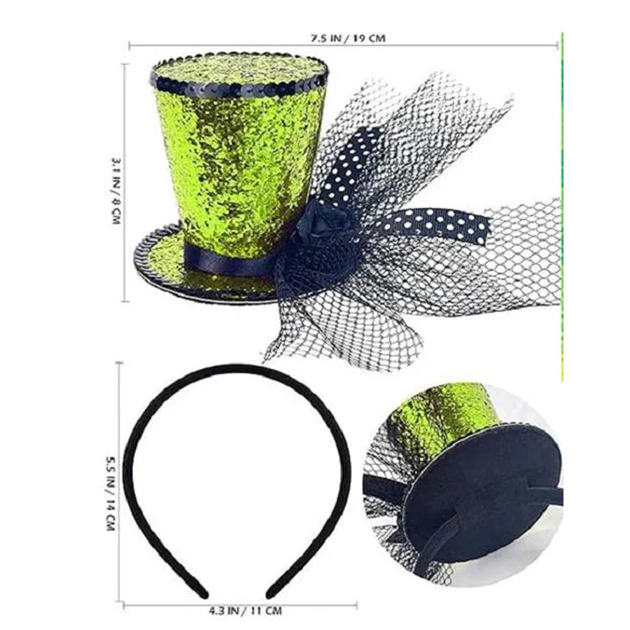 Glitrende Flosshatt / Top Hat