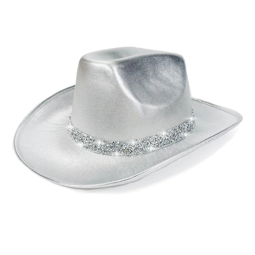 Glitrende Western Cowboyhatt