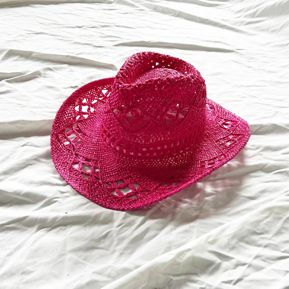 Glitrende Western Cowboyhatt