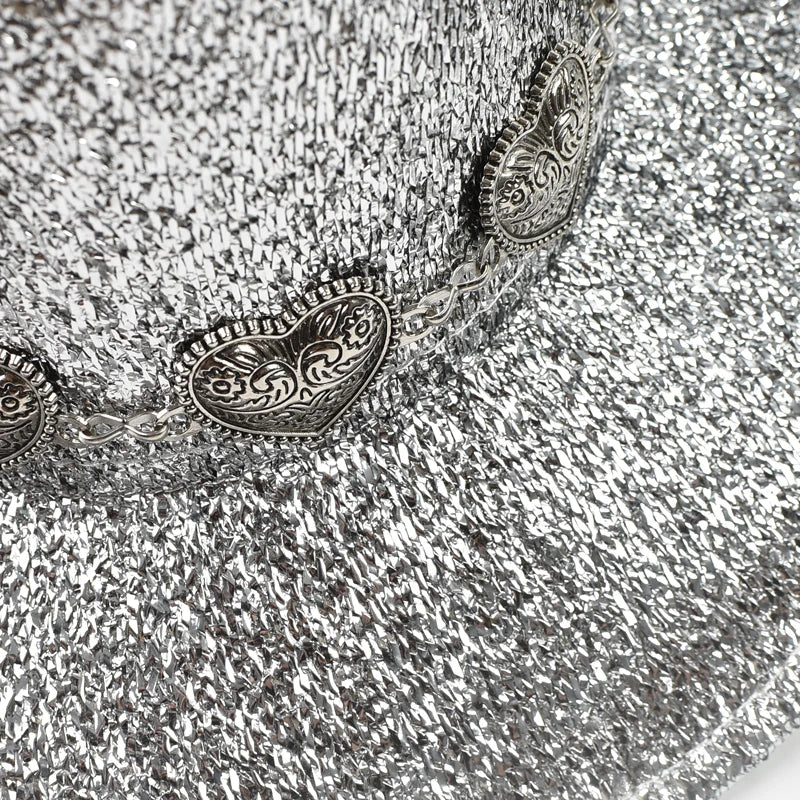 Glitrende Western Cowboyhatt
