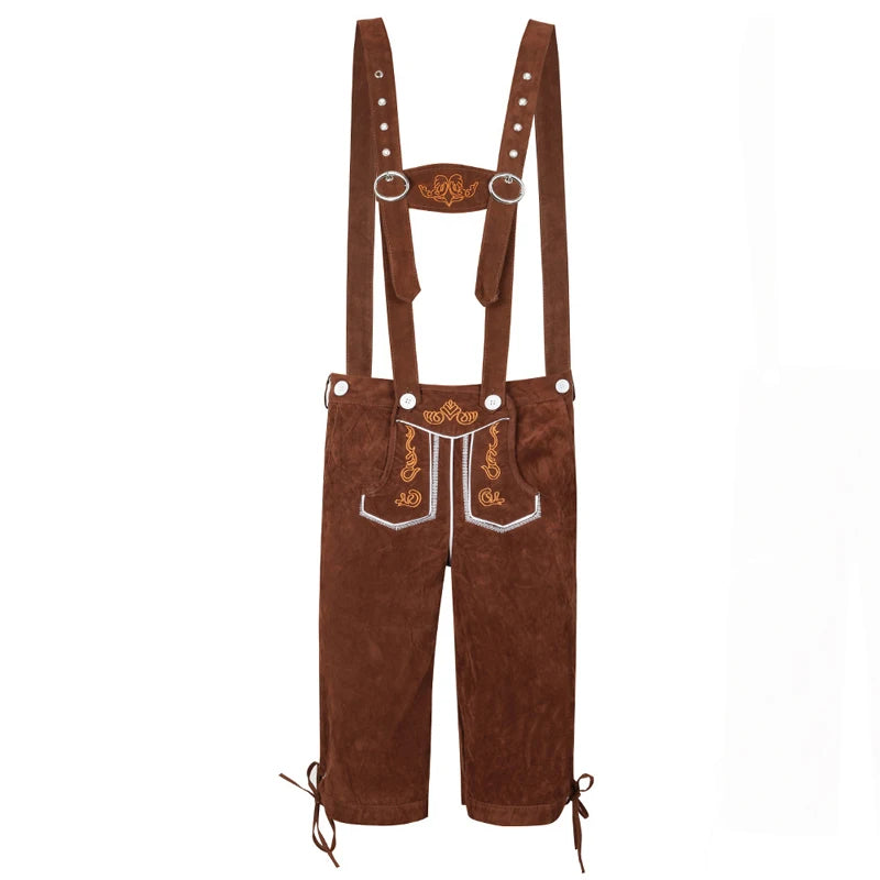 München Lederhosen i Kunstskinn for Herre