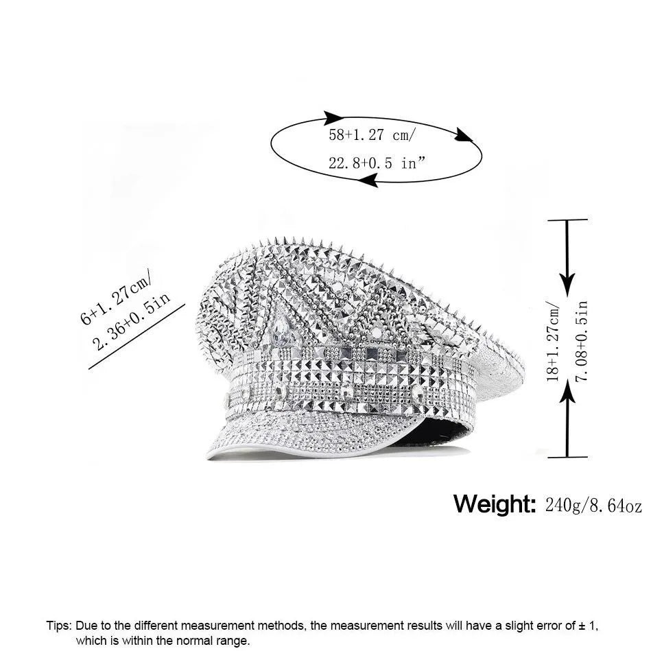 Glitrende Flosshatt / Top Hat
