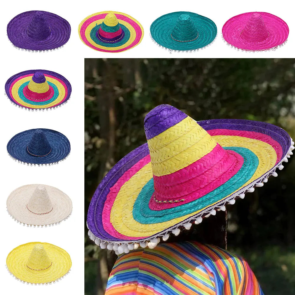 Fargerik Meksikansk Sombrero