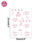 tatoo sticker 5-pakning