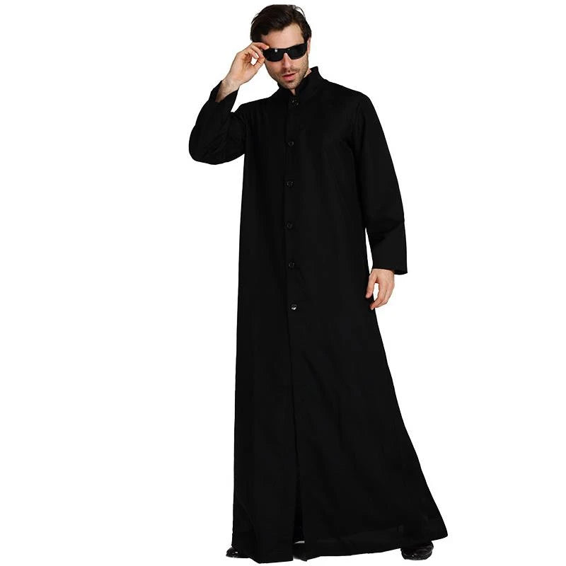 The Matrix Neo/Trinity Lang Frakk Kostyme