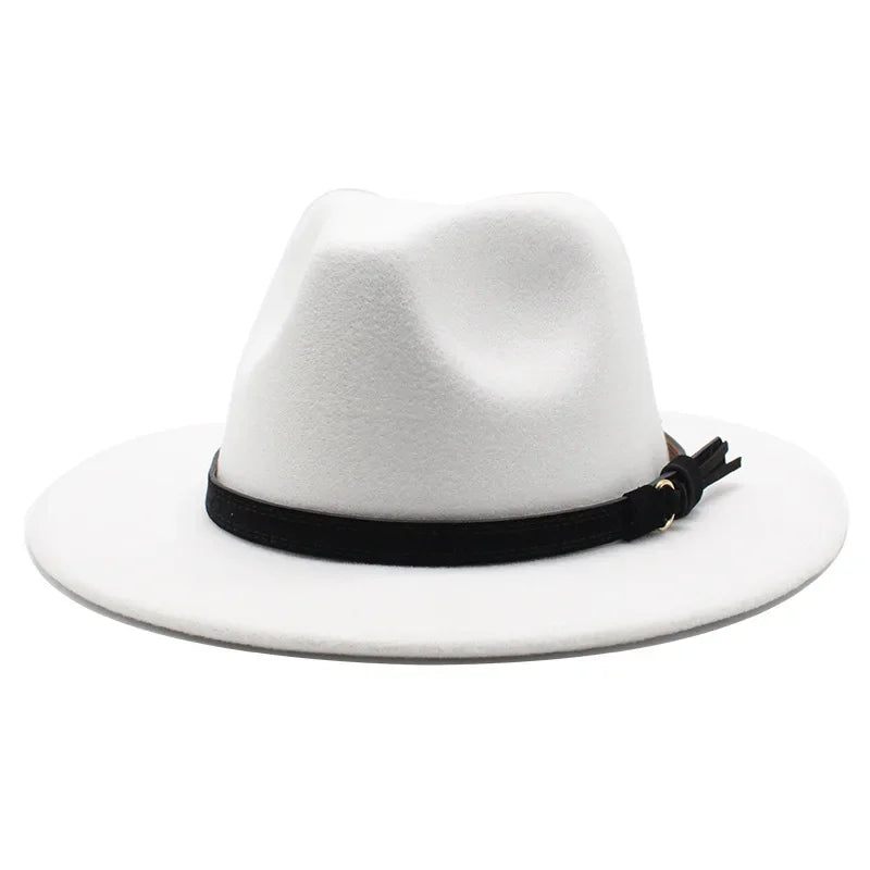 Elegante Ull-Fedora Hatt