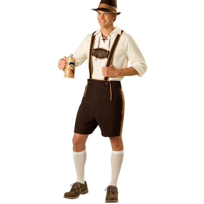 Tradisjonell Bayersk Dirndl Kjole til Dame