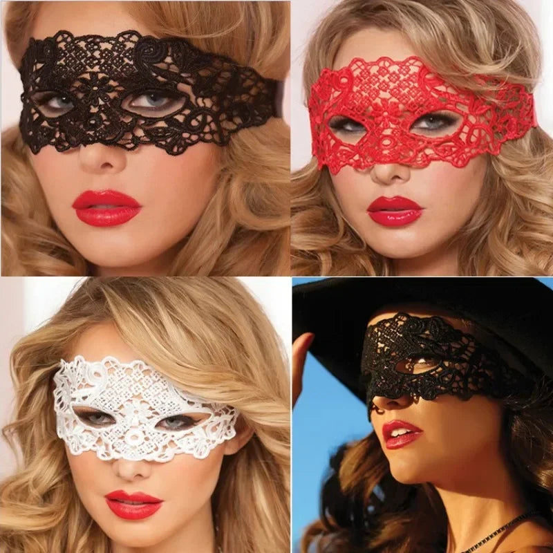 Elegante Blondemaske til Maskerade