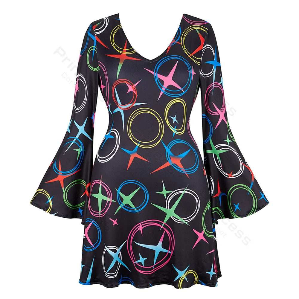 70-talls Hippie & Disko Kostyme for Herrer