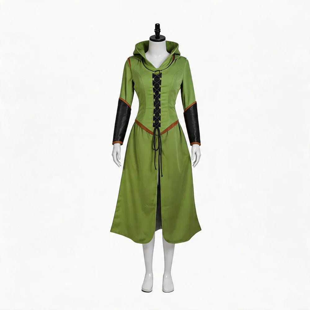 Womens Medieval Hooded With Kostyme