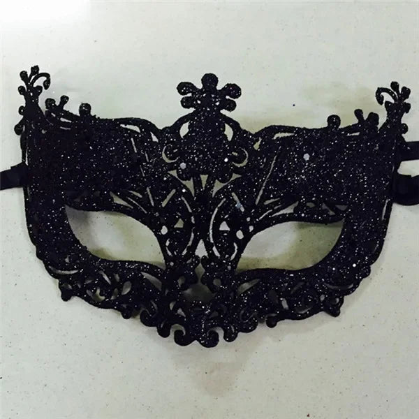 Paljett & Blonde Revemaske for Prinsesser
