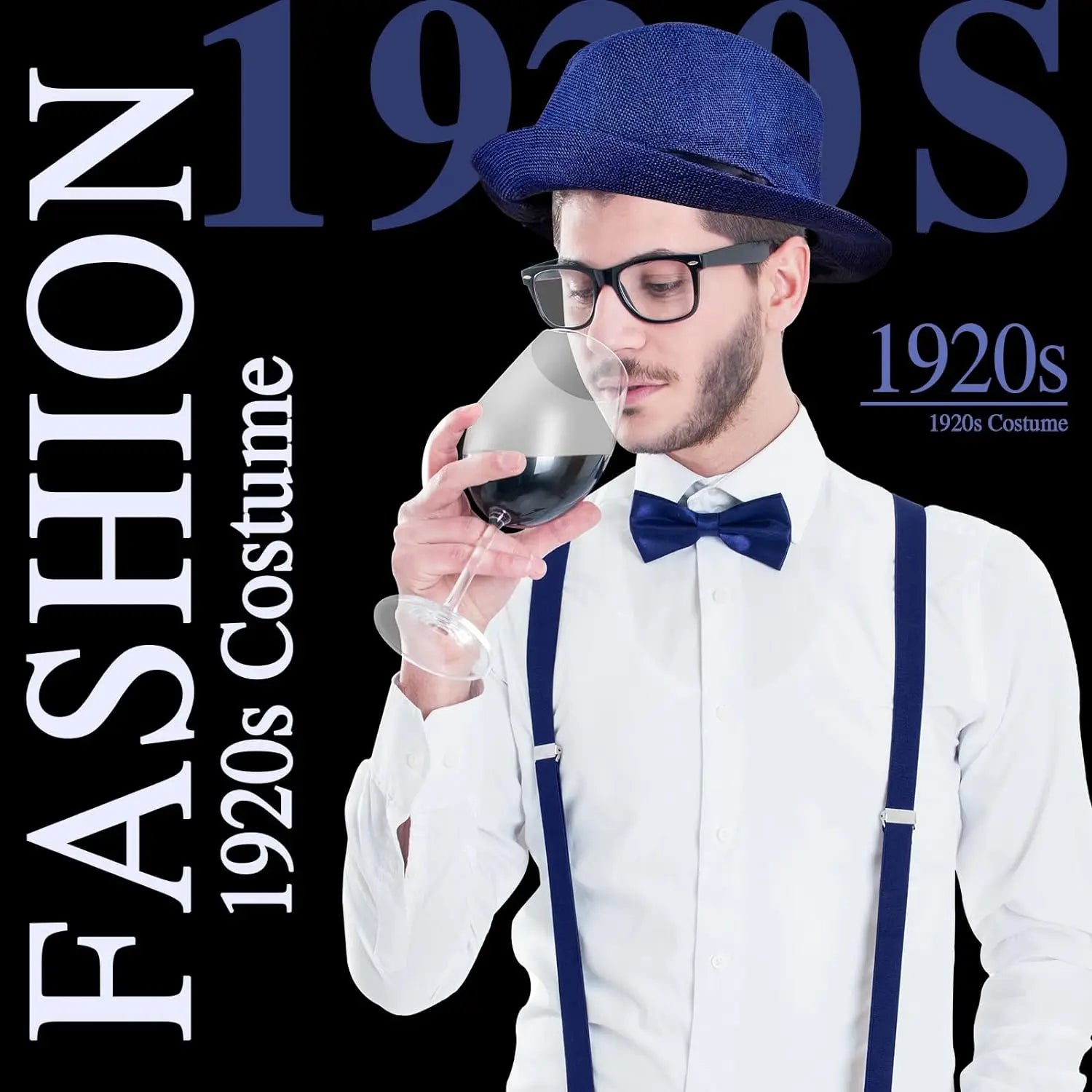 Roaring 20s Herre Tilbehørsett (Gatsby Gangster)