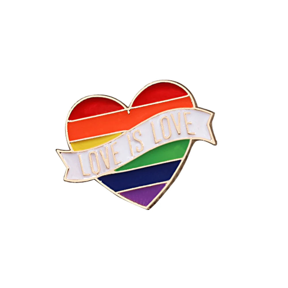 Pride Emaljepins & Regnbue-Pins for Jakke og Veske