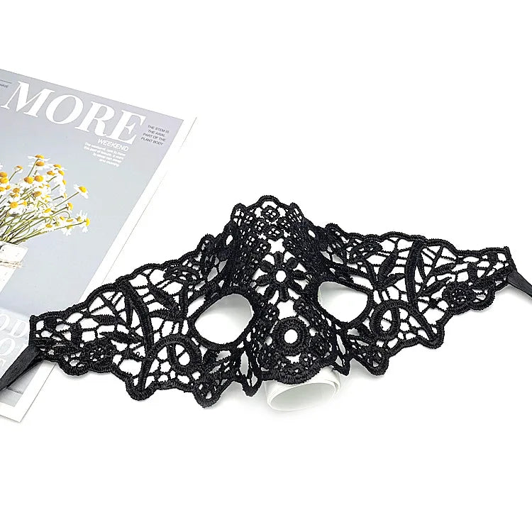 Elegante Blondemaske til Maskerade