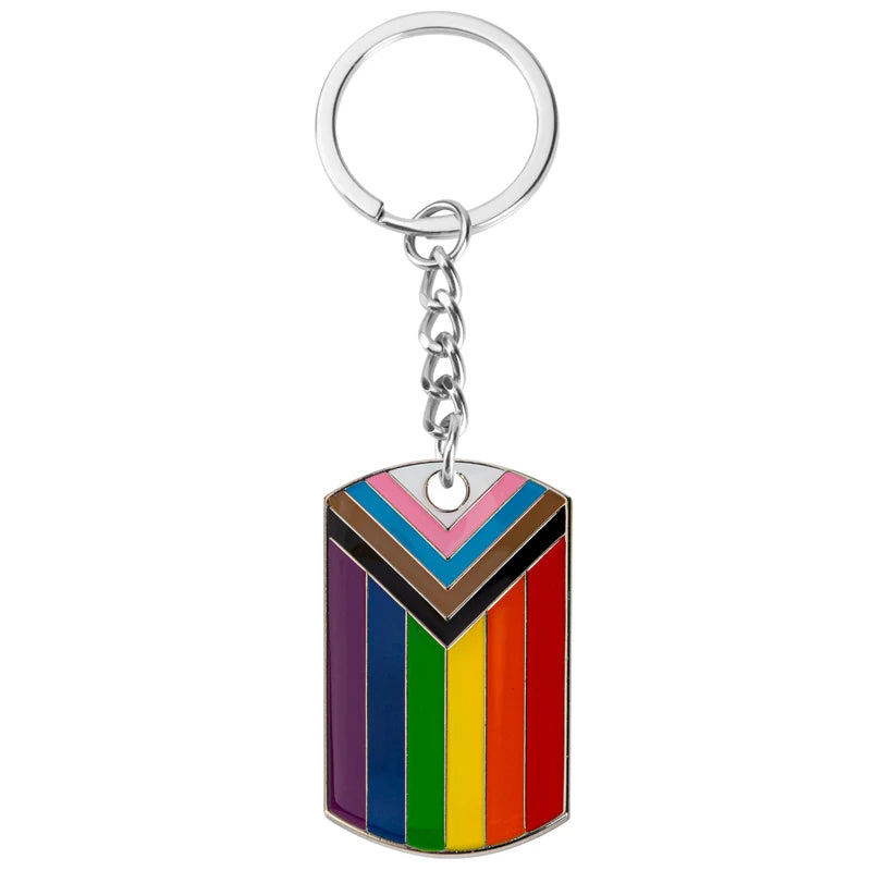 Pride Hjerte-Halskjede med Regnbueanheng