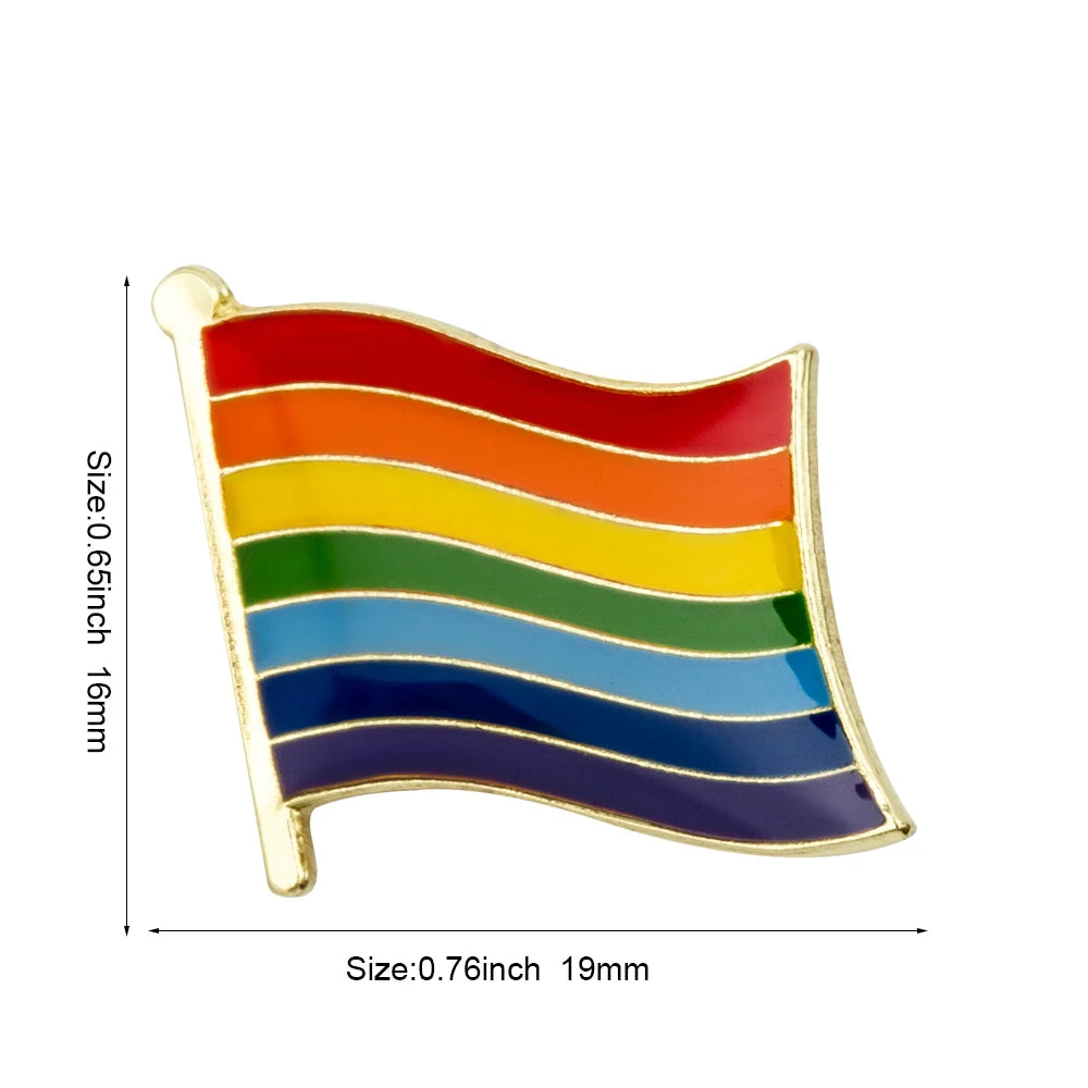 Progress Pride Emalje Lapel Pin