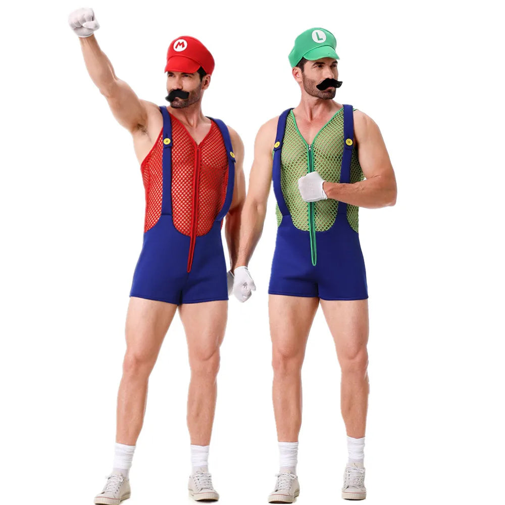 Super Luigi Bros Snekkerbukse Jumpsuit