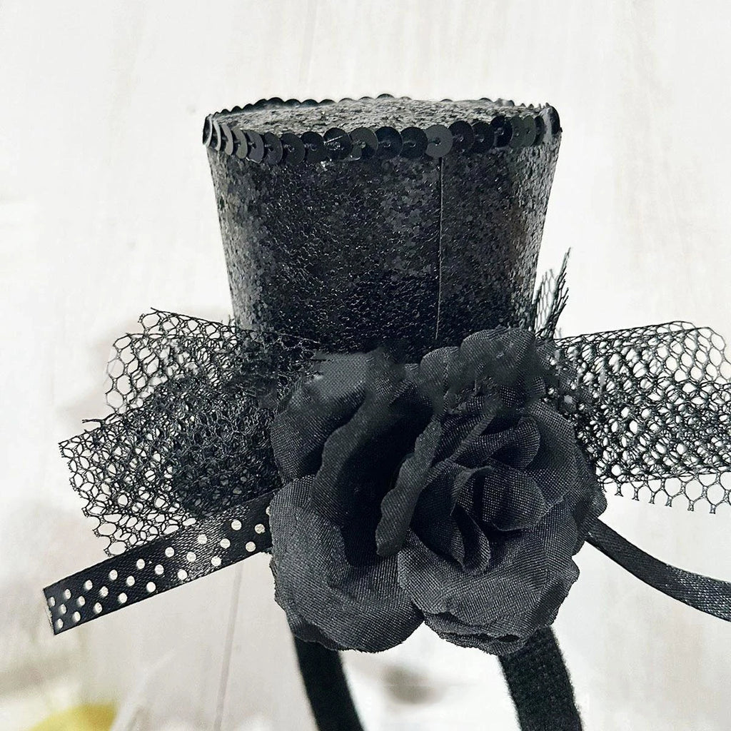 Glitrende Flosshatt / Top Hat