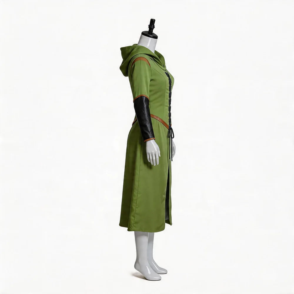 Womens Medieval Hooded With Kostyme