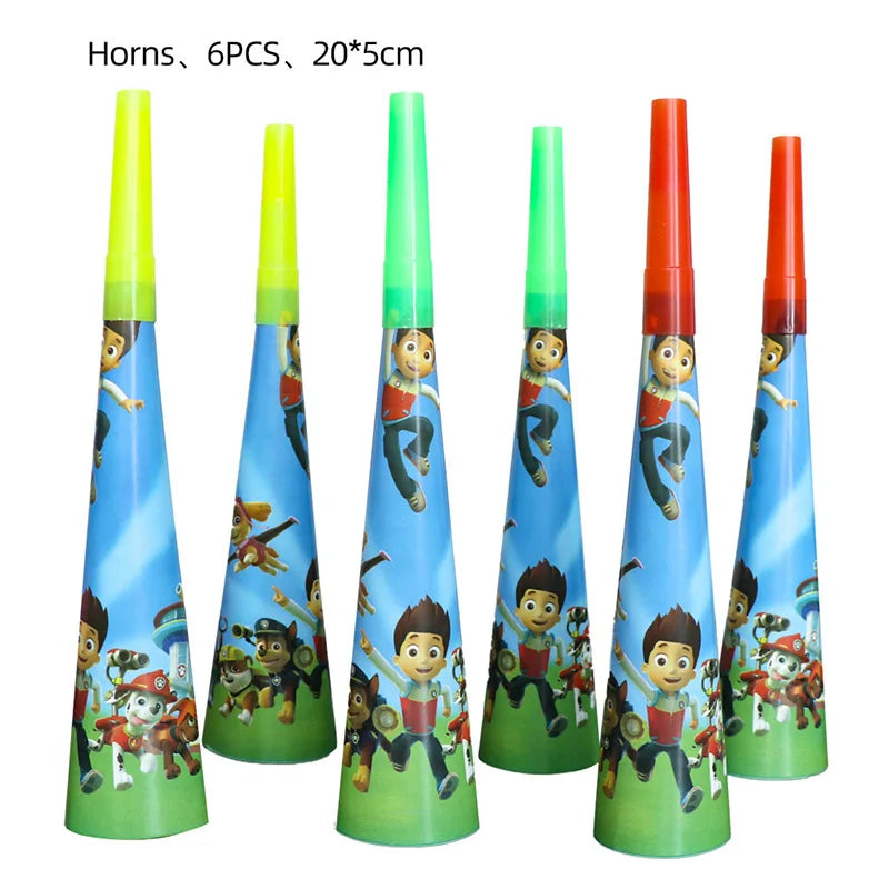 Paw Patrol Bursdagssett – Ballonger, Servise & Banner