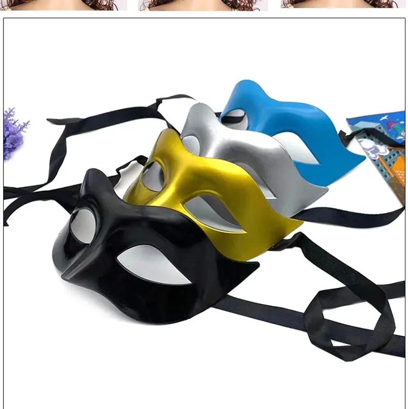 Retro Gentleman & Dronning Halvmaske