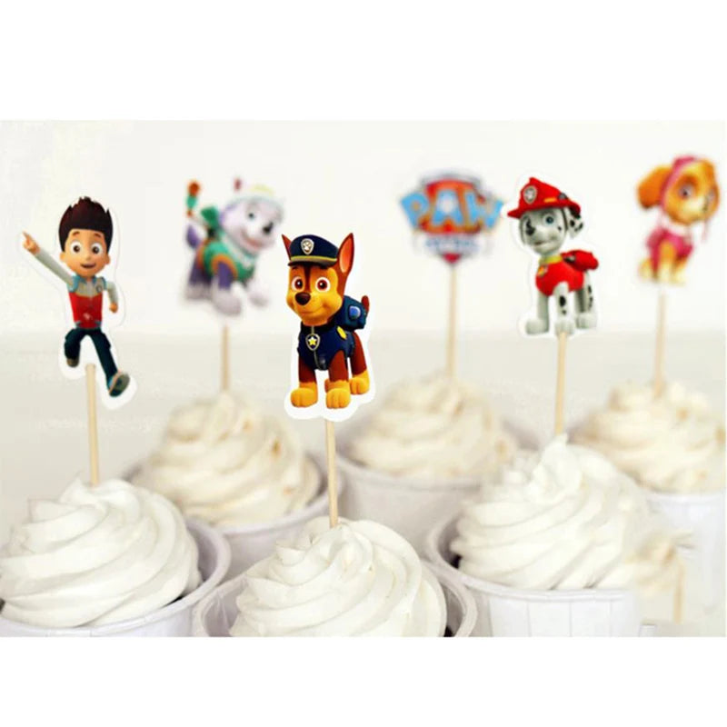 Paw Patrol Bursdagssett – Ballonger, Servise & Banner