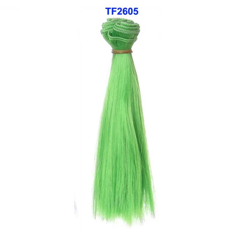 Dukkehår / BJD Parykk-Tresse (15–25 cm)