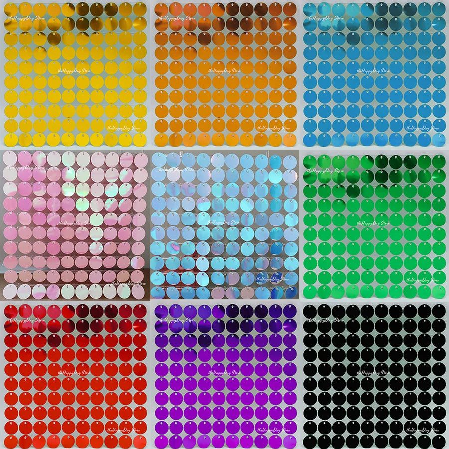 Glitter Bakgrunnsgardin for Fotovegg 1x2m
