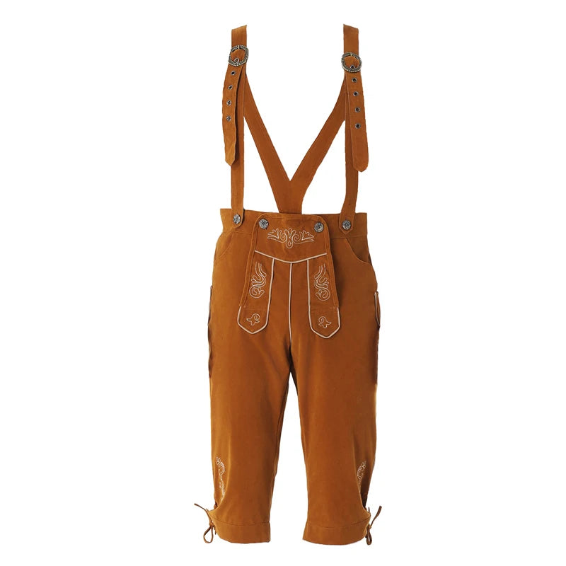 München Lederhosen i Kunstskinn for Herre