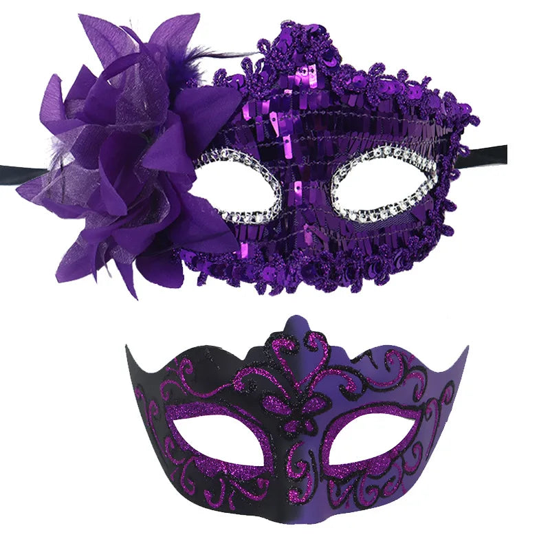 Sommerfugl Maskeradesett for Par (2 stk)